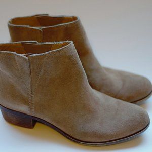 Lucky Brand Tan/Light Brown Suede Ankle Boots